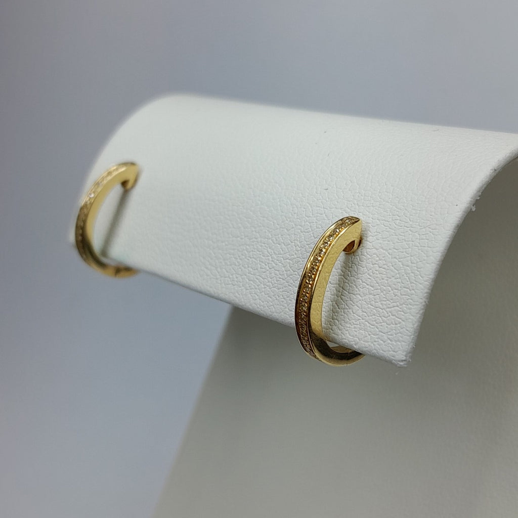 ARRACADAS PAR ORO 14 K 2 GRMS (SEMINUEVO)