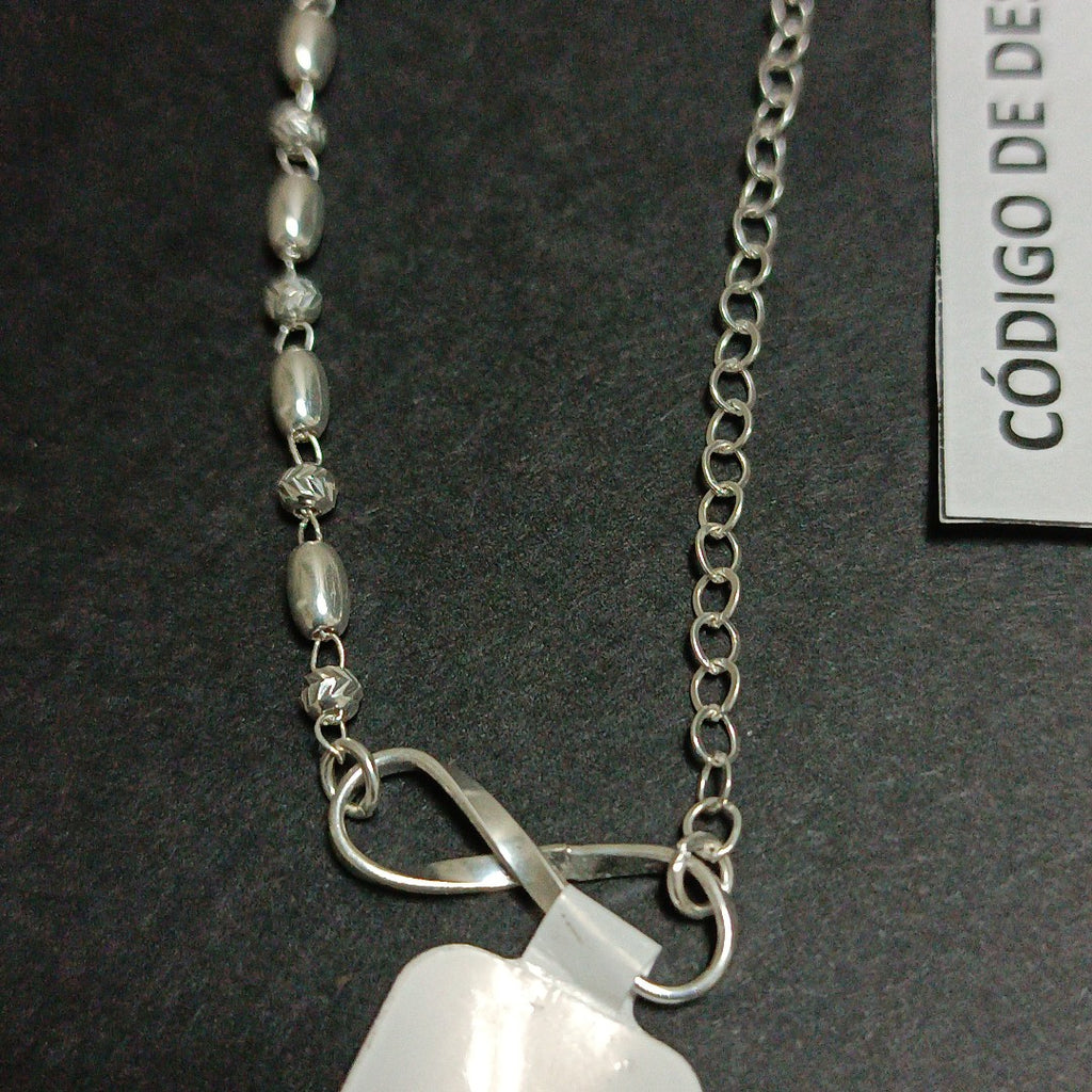 PULSERA TEJIDO INFINITO PLATA .925 18 CM 2.3 GR (NUEVO)