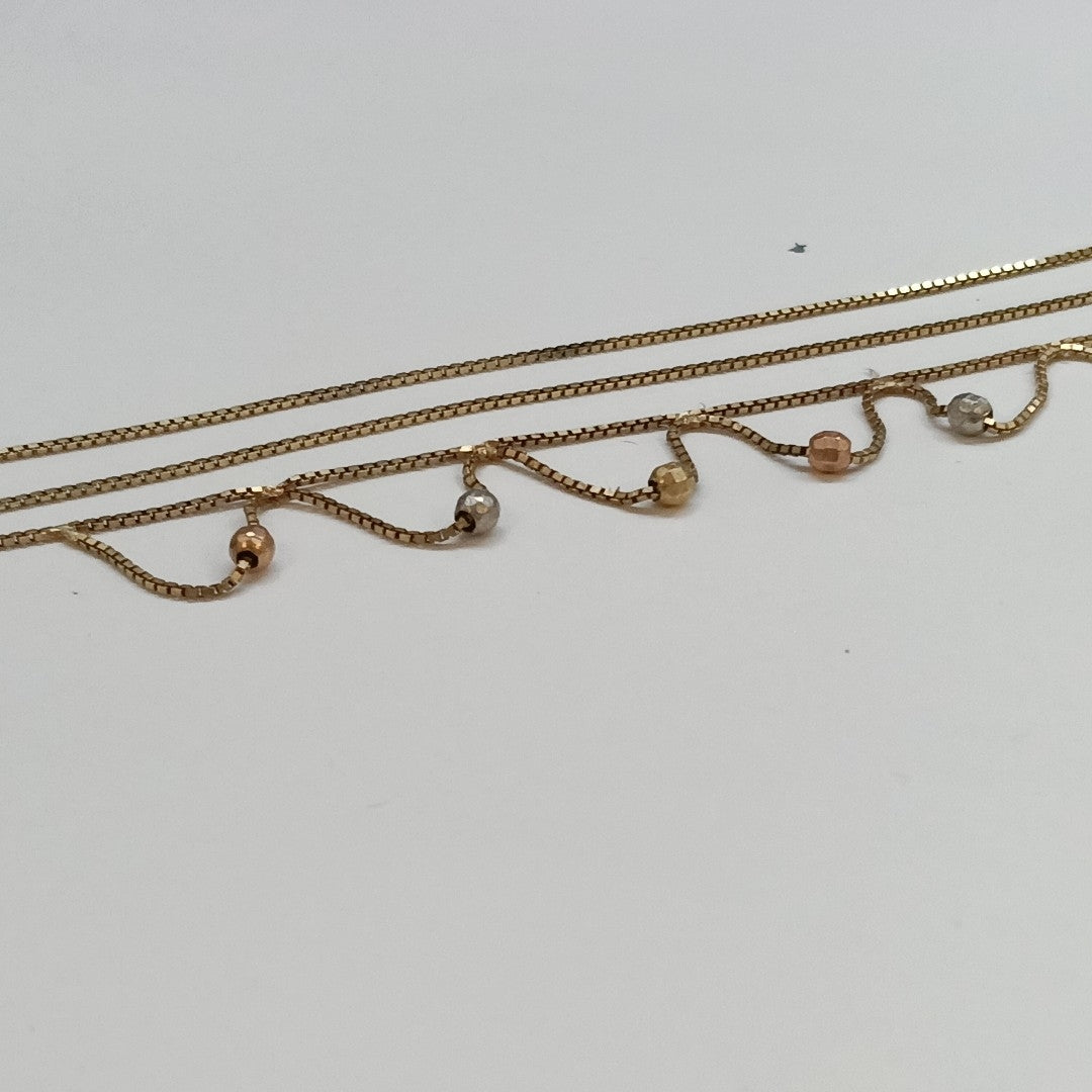 GARGANTILLA ORO COMBINADO 10 K 2,60 GRMS (SEMINUEVO)