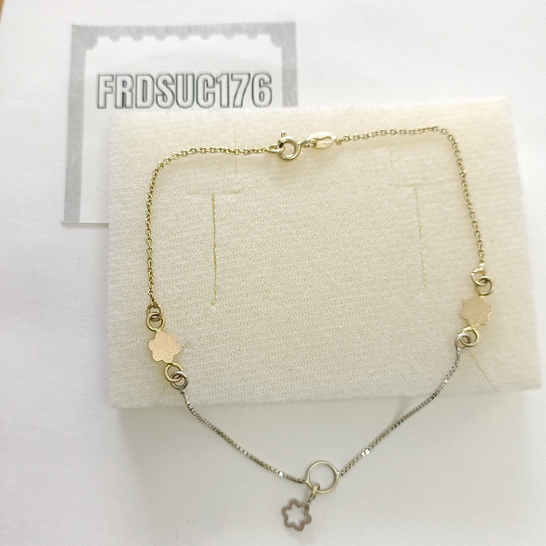 PULSERA ORO COMBINADO 14 K 2,20 GRMS (SEMINUEVO)