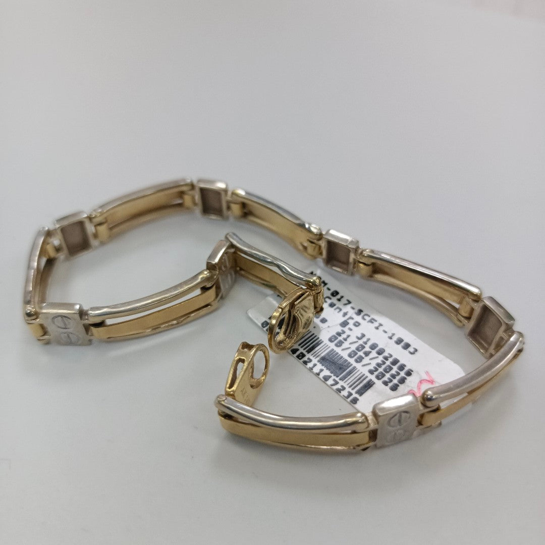 PULSERA ORO, ORO BLANCO 14 K 12.1 GRMS (SEMINUEVO)