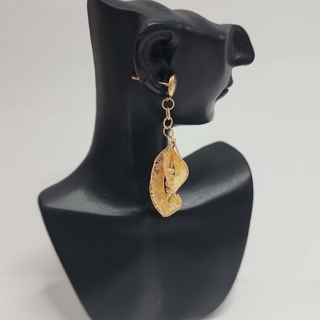 ARETES PAR ORO 14 K 4.5 GRMS (SEMINUEVO)
