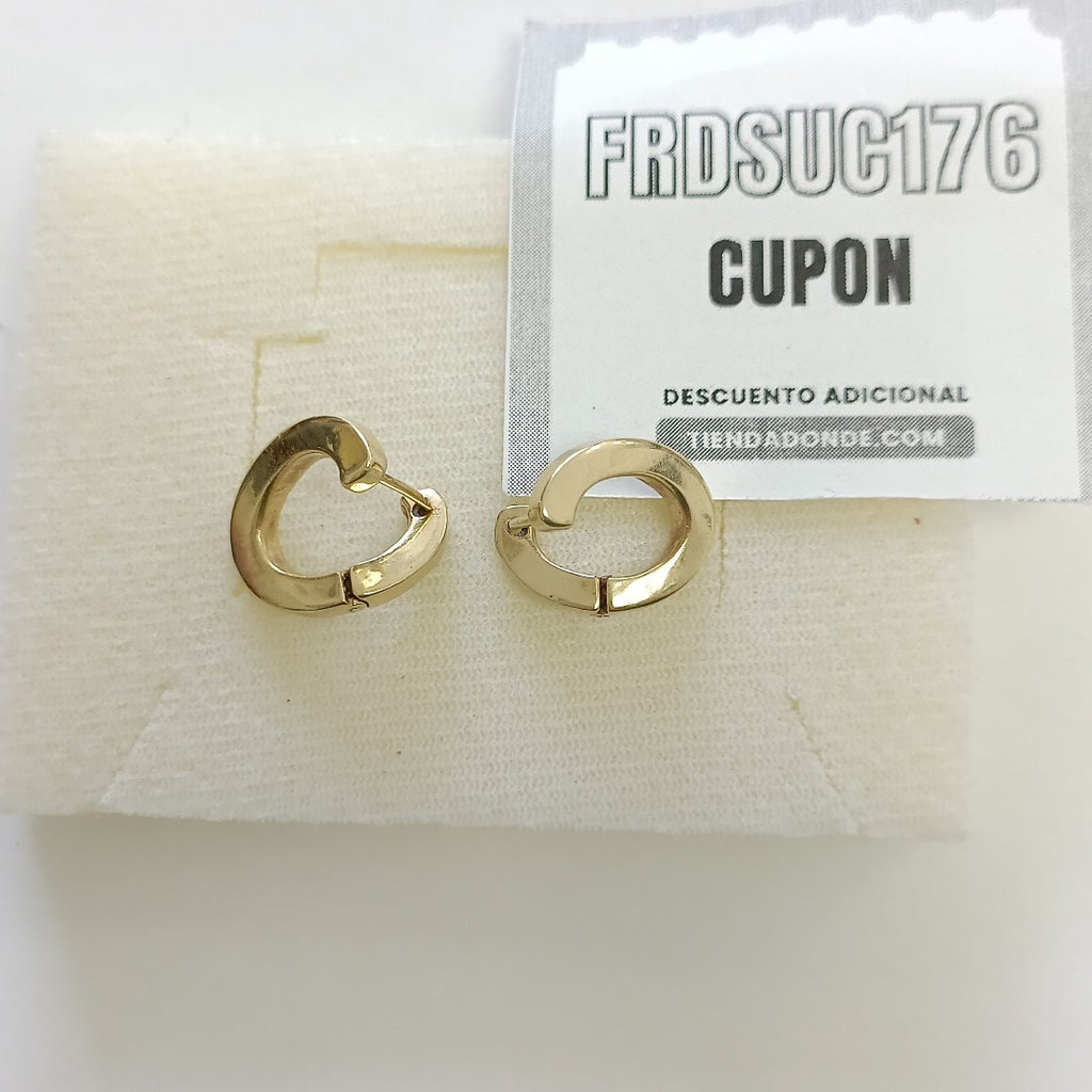 ARETES PAR ORO 10 K 3,70 GRMS (SEMINUEVO)