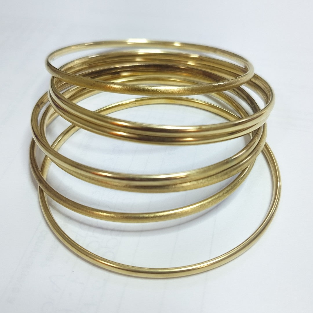 SEMANARIO DE PULSERAS ORO 14 K 38 GRMS (SEMINUEVO)