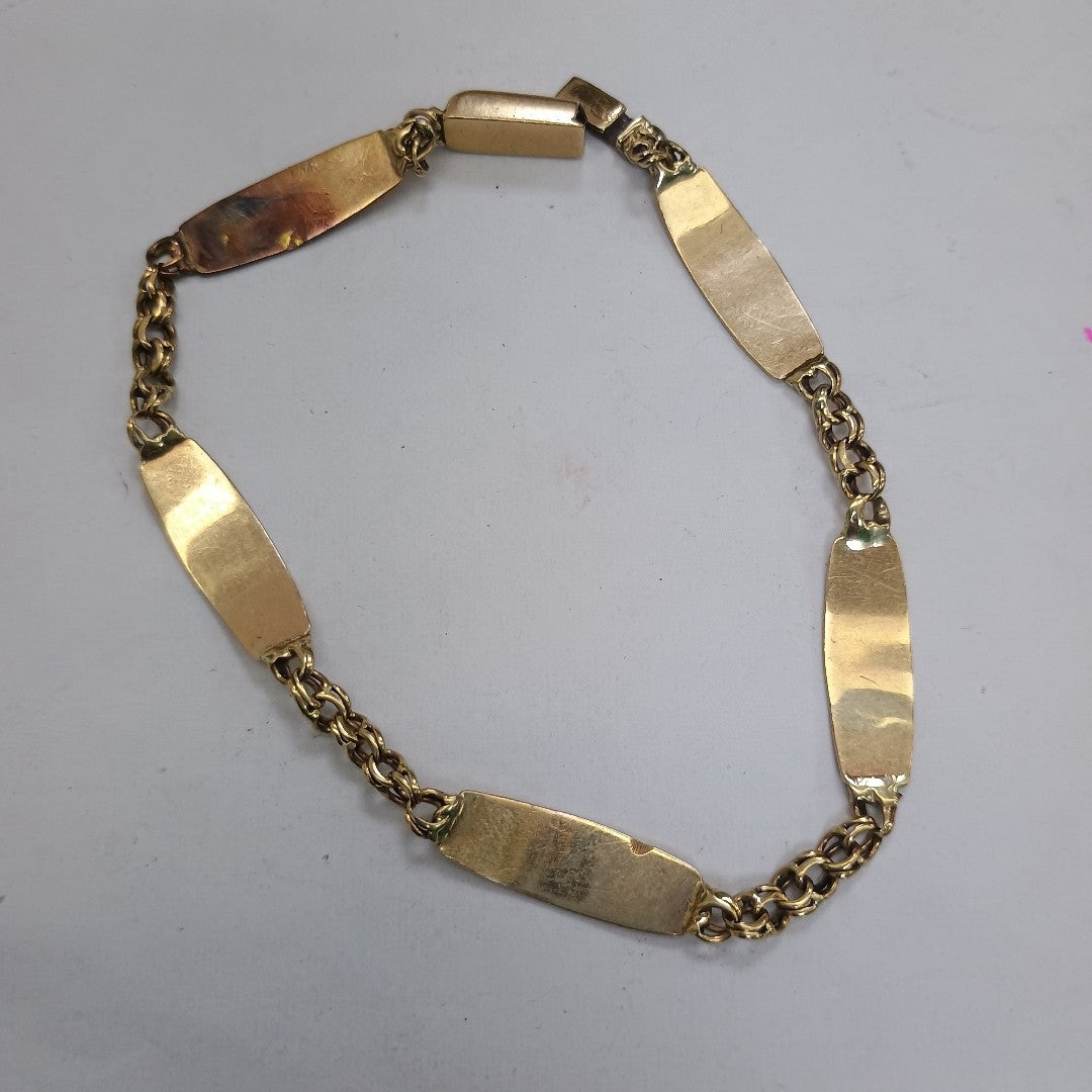 PULSERA ORO 10 K 4.9 GRMS (SEMINUEVO)