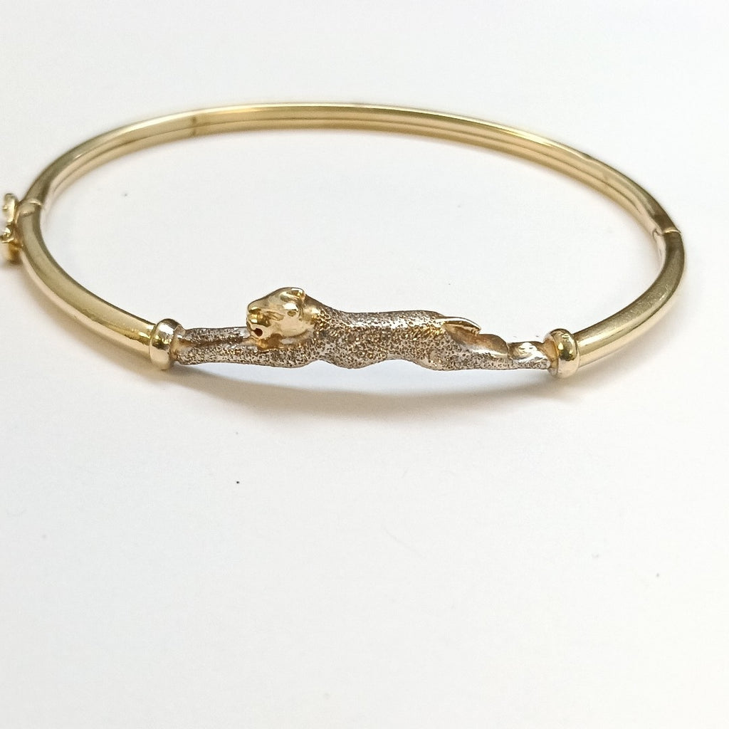 PULSERA RIGIDA ORO 14 K 7.5 GRMS (SEMINUEVO)