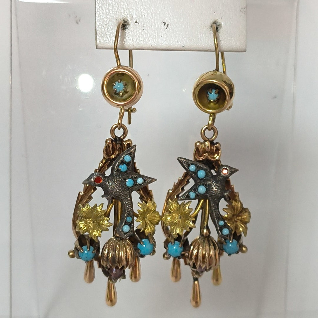 ARETES PAR ORO 8 K 11.6 GRMS (SEMINUEVO)