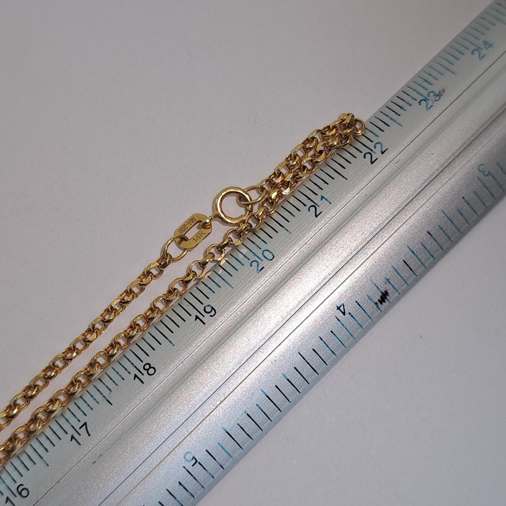 CADENA ORO 14 K 2.1 GRMS (SEMINUEVO)