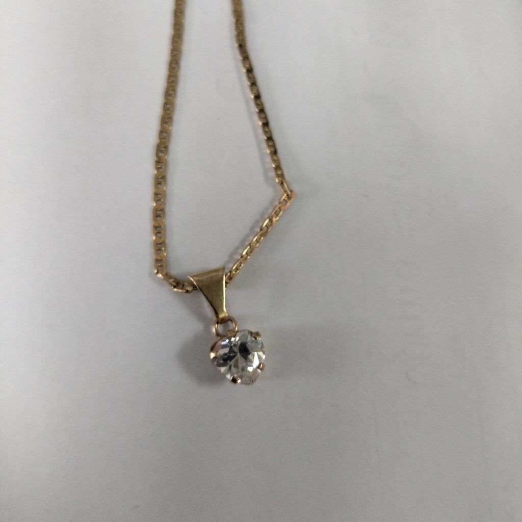 CADENA, DIJE ORO 14 K 4 GRMS (SEMINUEVO)