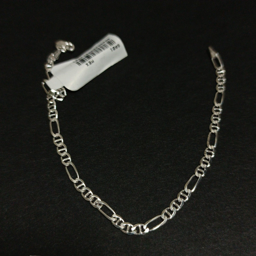PULSERA TEJIDO 3X1 PLATA .925 16 CM 2.8 GR (NUEVO)