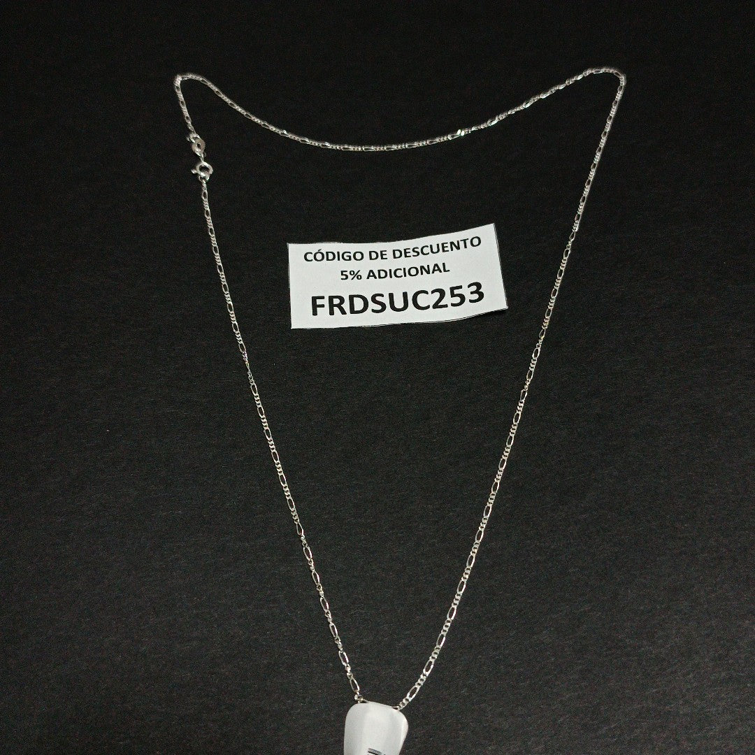 CADENA TEJIDO 3X1 PLATA .925 55 CM 2.4 GR (NUEVO)