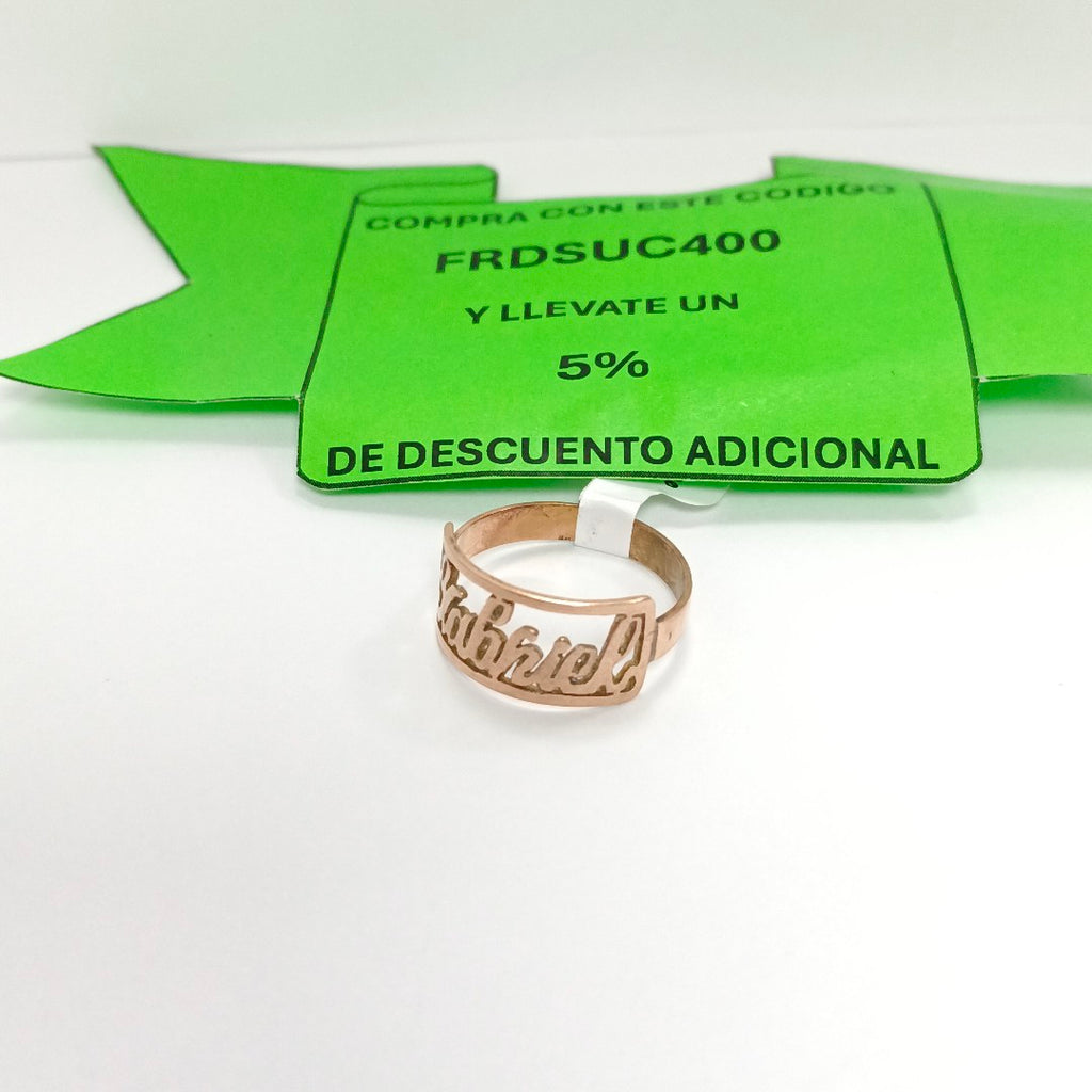 ANILLO ORO 10 K 2.5 GRMS (SEMINUEVO)