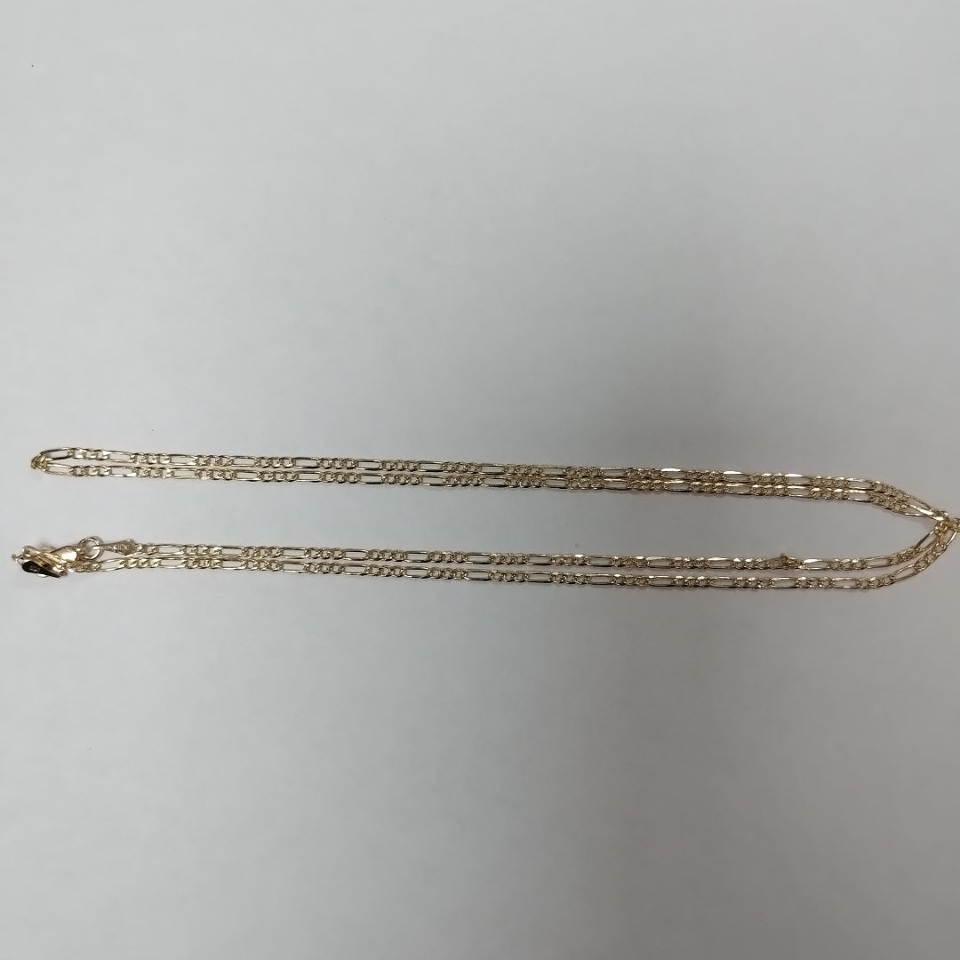 CADENAS 3X1 ORO 14K 55 CM 4 GR (NUEVO)