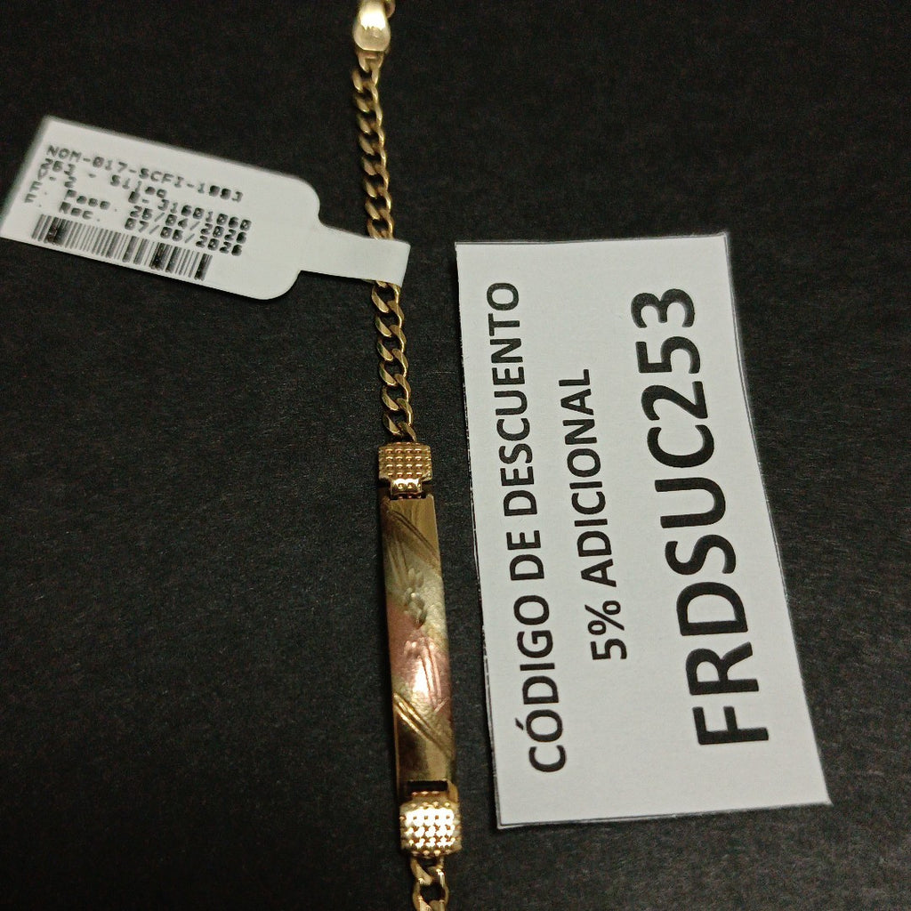 ESCLAVA ORO 10 K 3.7 GRMS (SEMINUEVO)