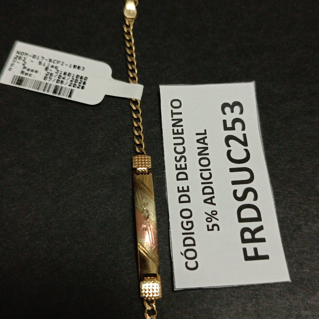 ESCLAVA ORO 10 K 3.7 GRMS (SEMINUEVO)