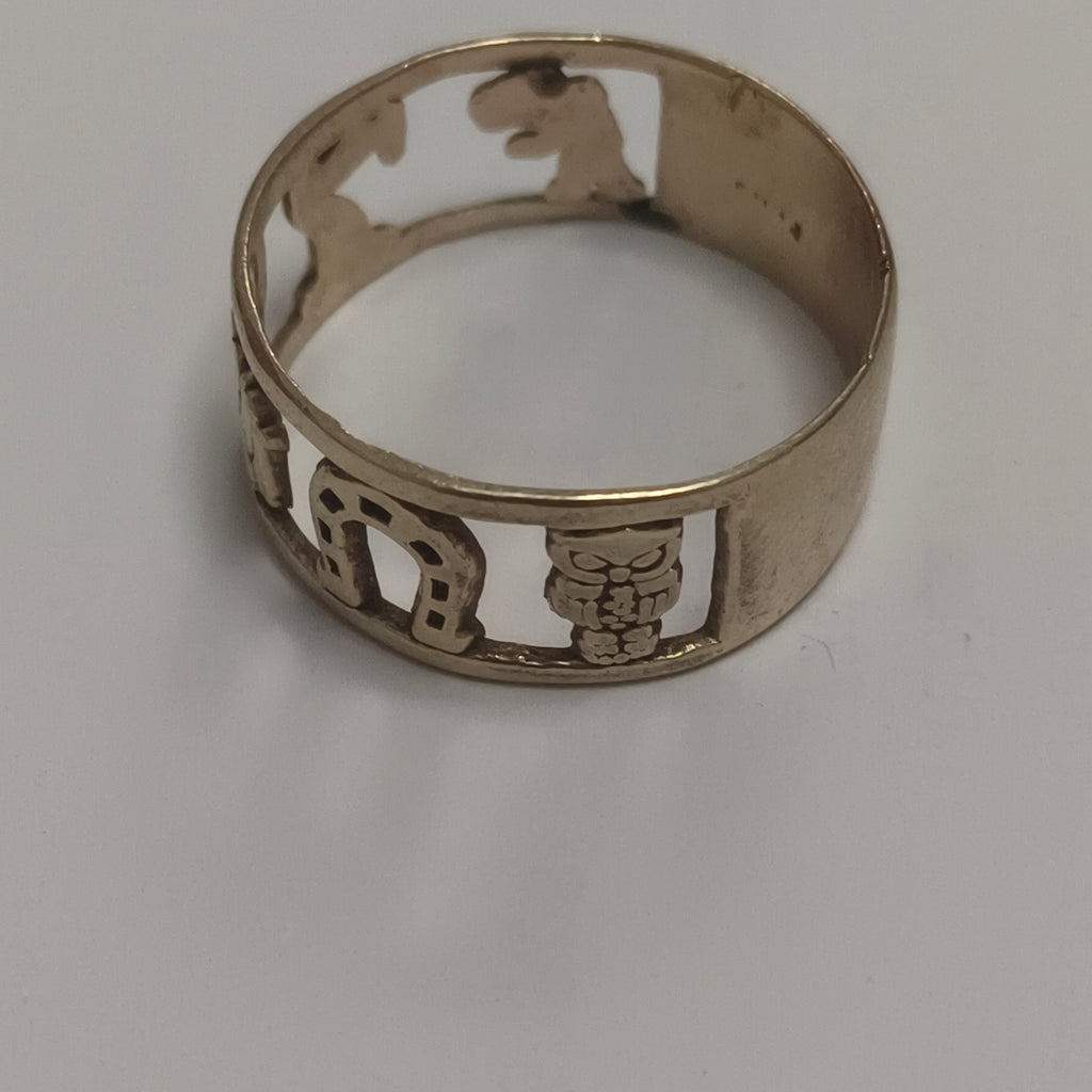ANILLO ORO 14 K 3.7 GRMS (SEMINUEVO)