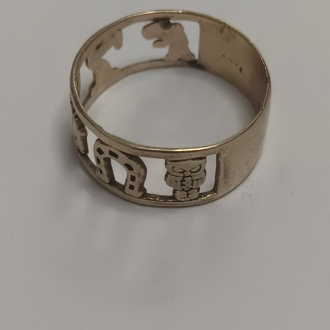 ANILLO ORO 14 K 3.7 GRMS (SEMINUEVO)