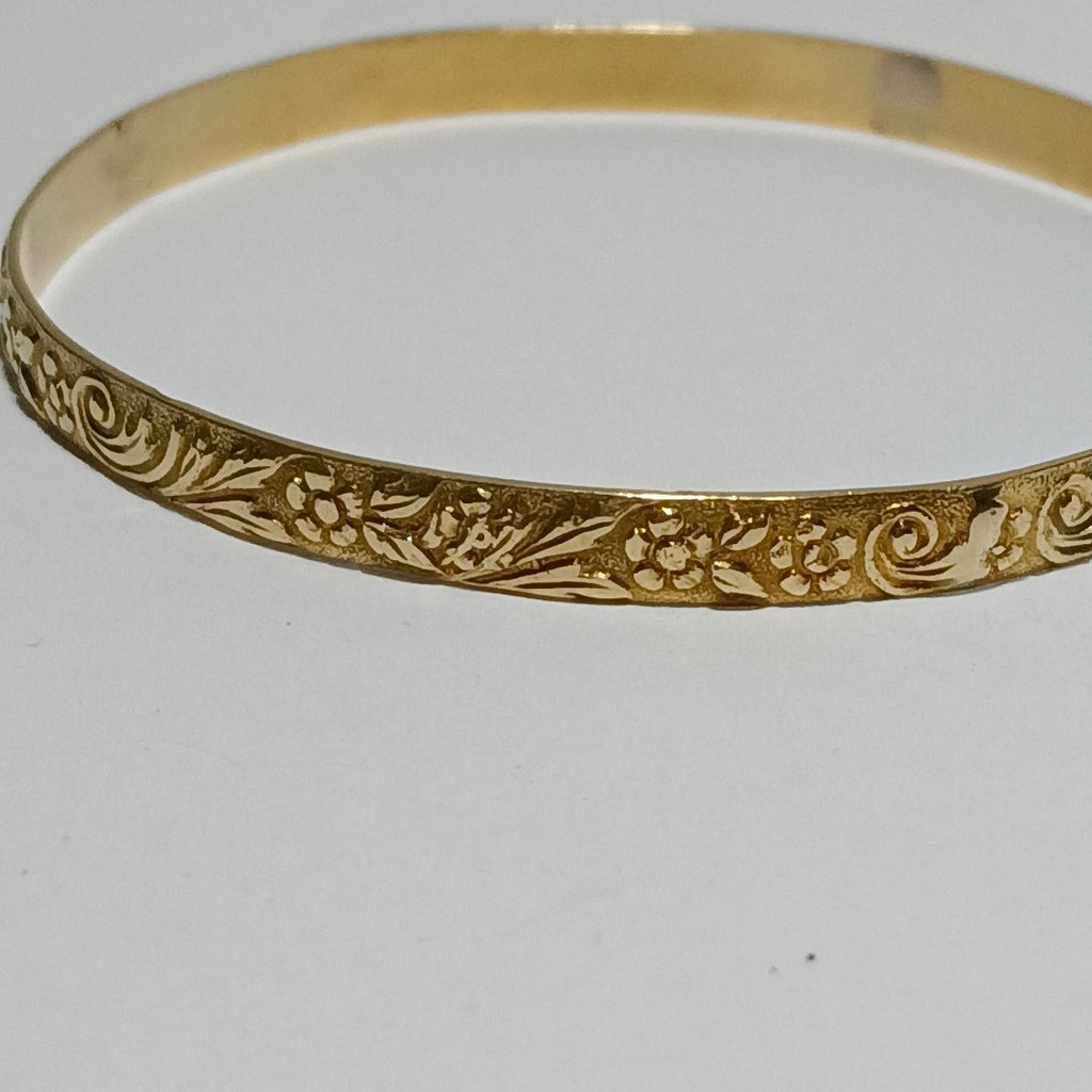 PULSERA RIGIDA ORO 18 K 15.1 GRMS (SEMINUEVO)