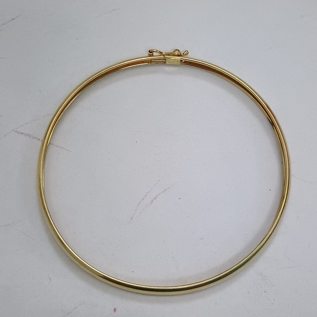 PULSERA RIGIDA ORO 14 K 4,50 GRMS (SEMINUEVO)