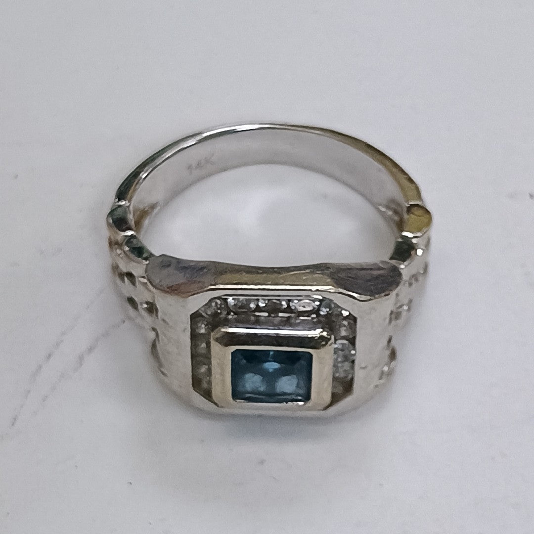 ANILLITO ORO BLANCO 14 K 7.9 GRMS (SEMINUEVO)