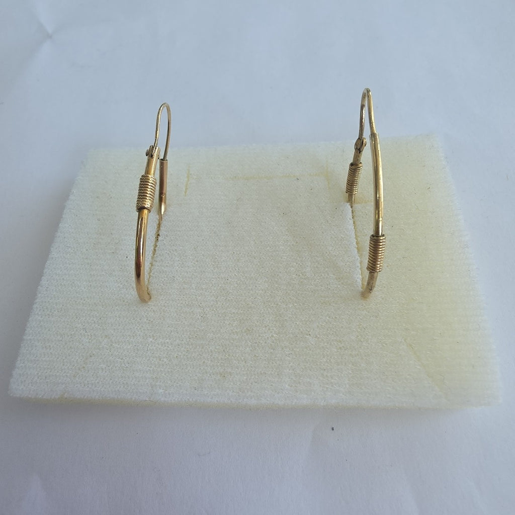 ARRACADAS PAR ORO 10 K 3.2 GRMS (SEMINUEVO)