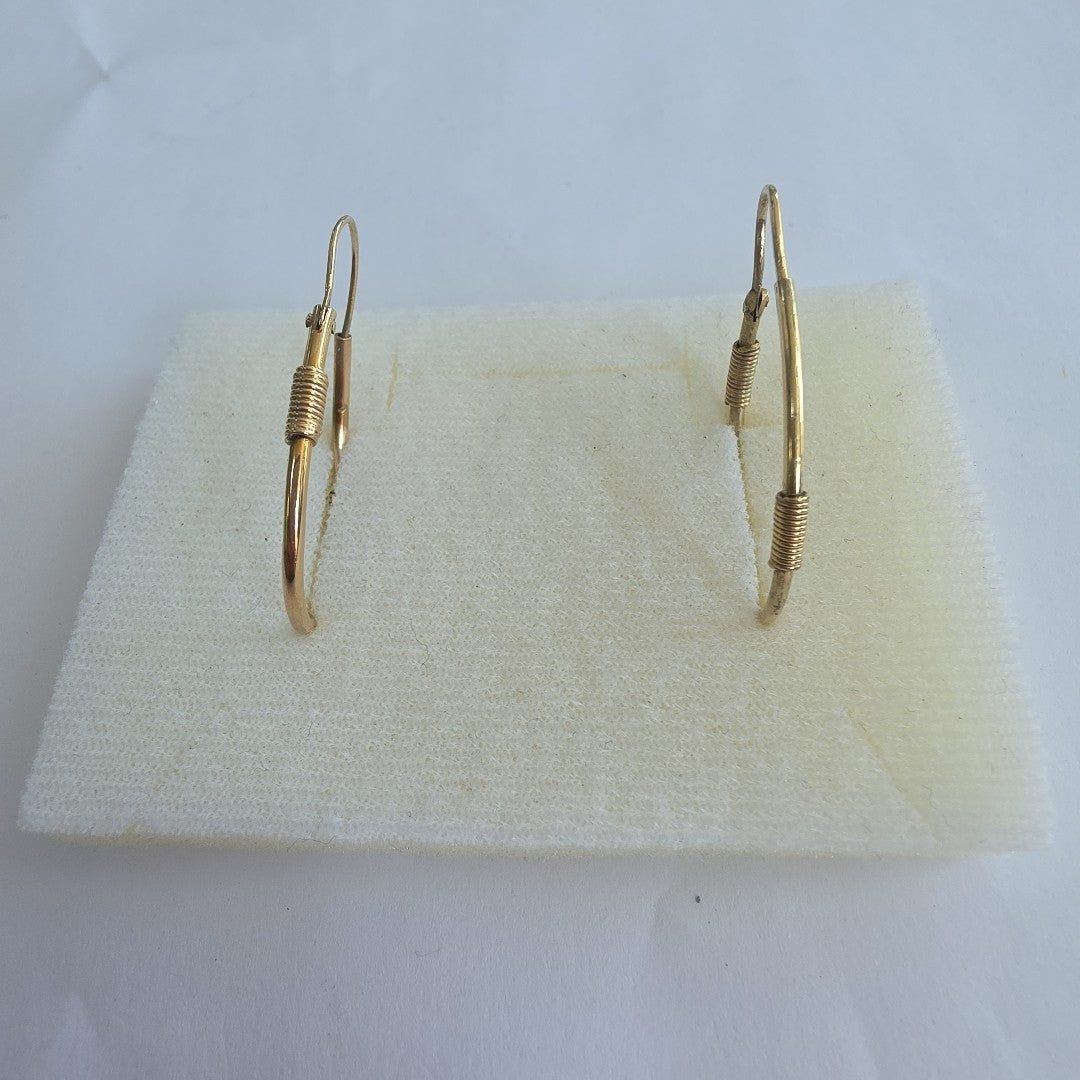 ARRACADAS PAR ORO 10 K 3.2 GRMS (SEMINUEVO)