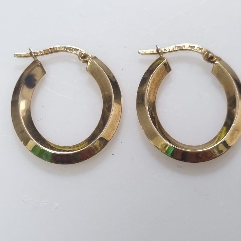 ARRACADAS PAR ORO 14 K 1.5 GRMS (SEMINUEVO)