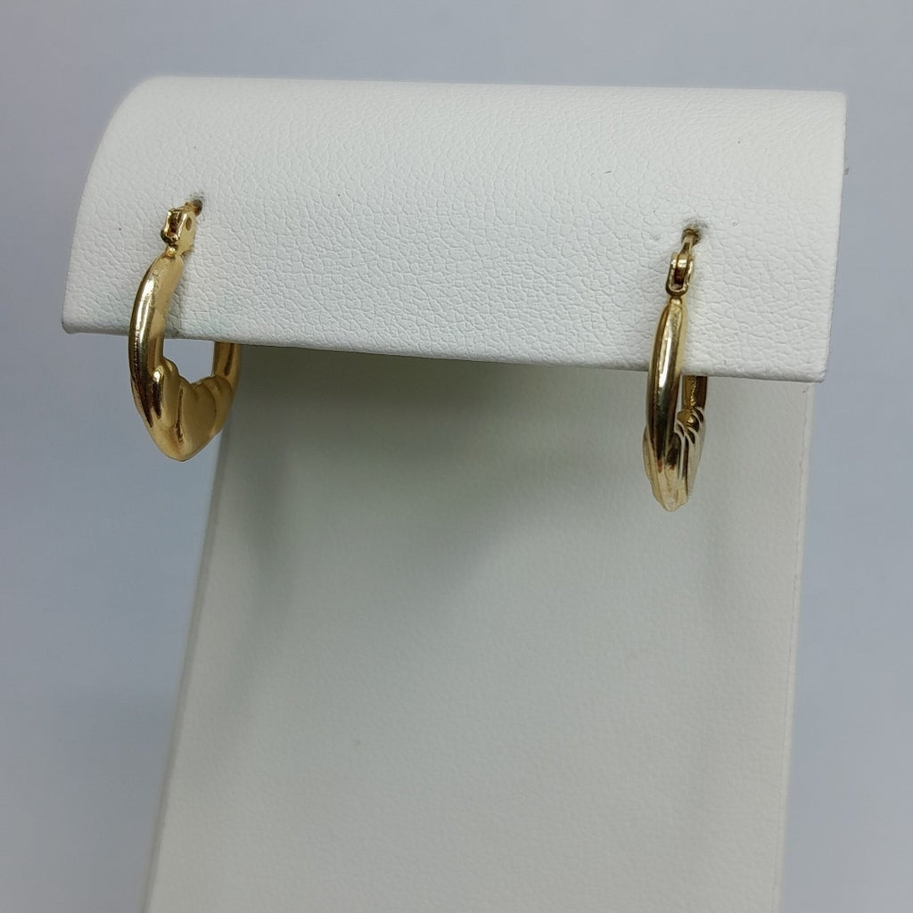 ARETES PAR ORO 14 K 1.8 GRMS (SEMINUEVO)