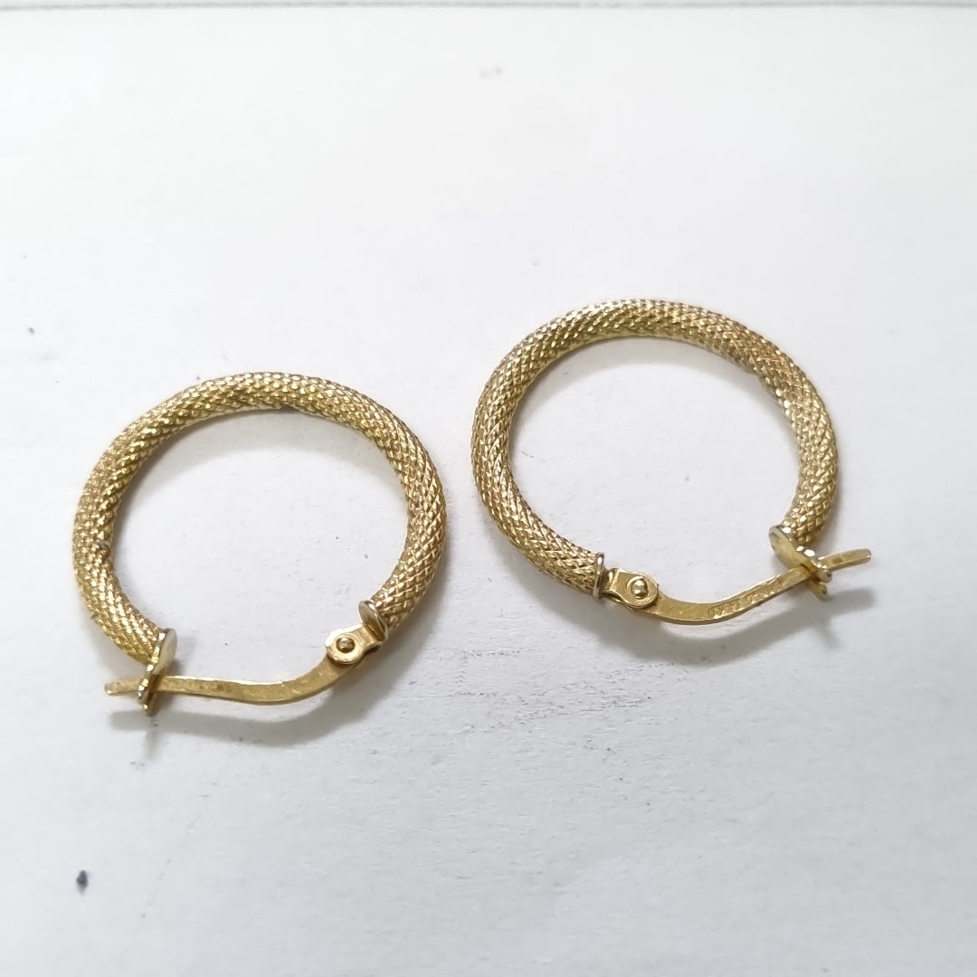 ARRACADAS PAR ORO 14 K 1.1 GRMS (SEMINUEVO)