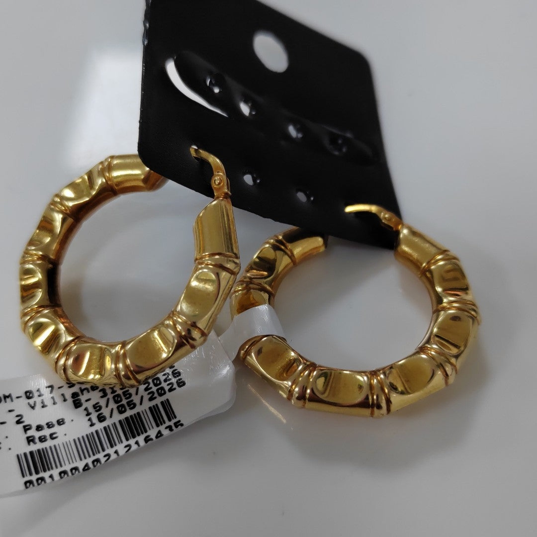 ARETES PAR ORO 14 K 4.9 GRMS (SEMINUEVO)