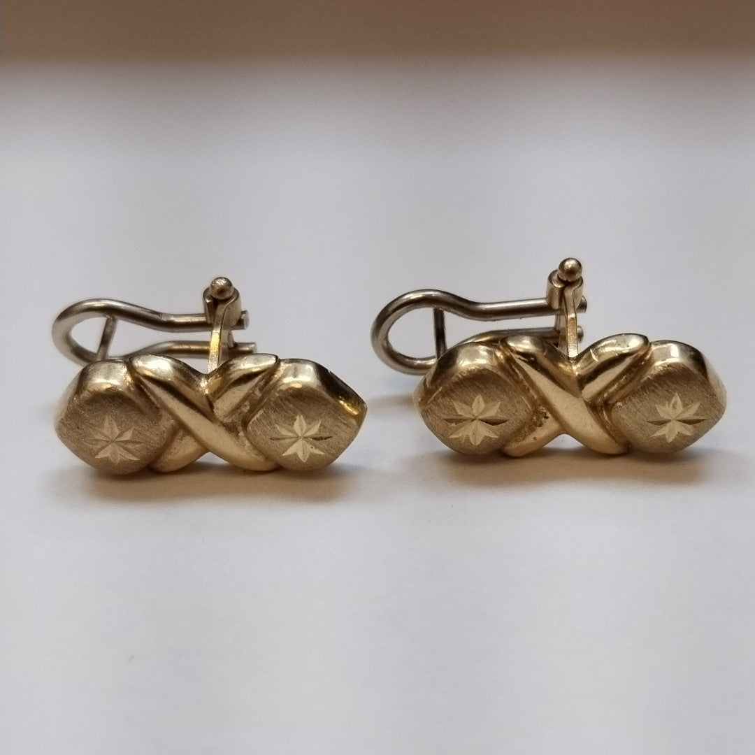 ARETES PAR ORO 14 K 4.4 GRMS (SEMINUEVO)