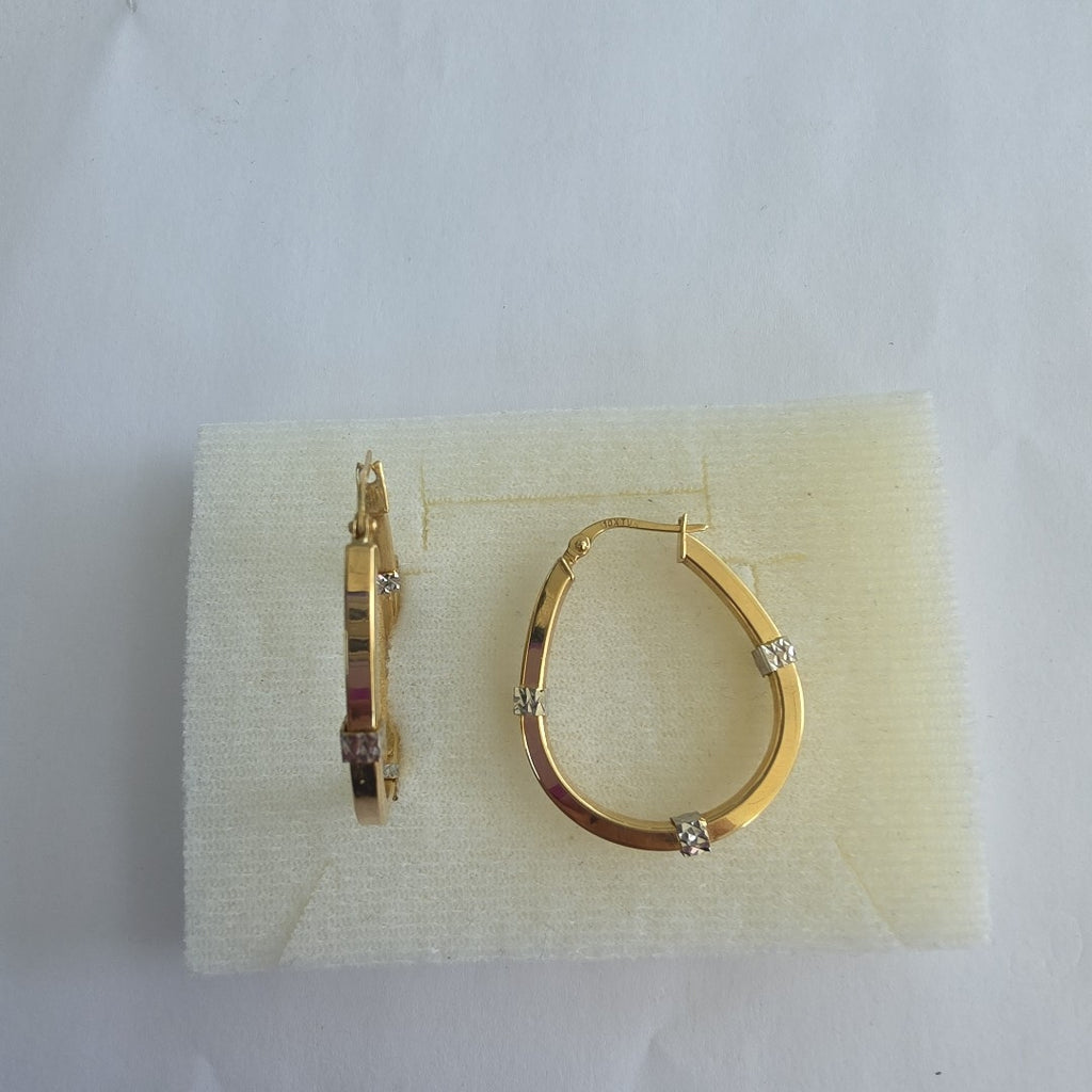 ARRACADAS PAR ORO 10 K 2.3 GRMS (SEMINUEVO)