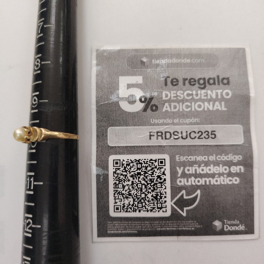ANILLO ORO 10 K 1,60 GRMS (SEMINUEVO)