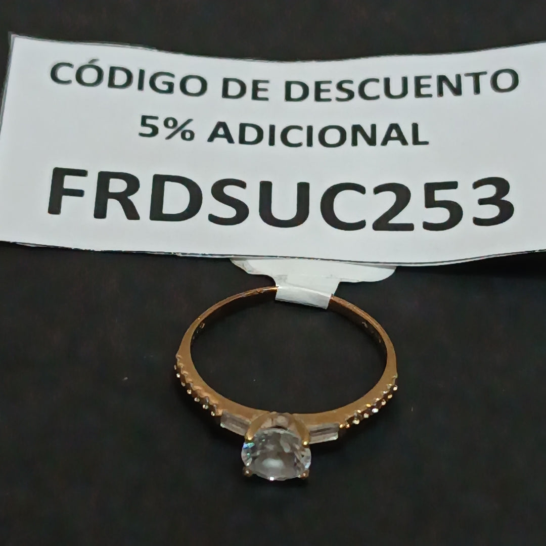 SOLITARIO ORO 10 K 1.4 GRMS (SEMINUEVO)