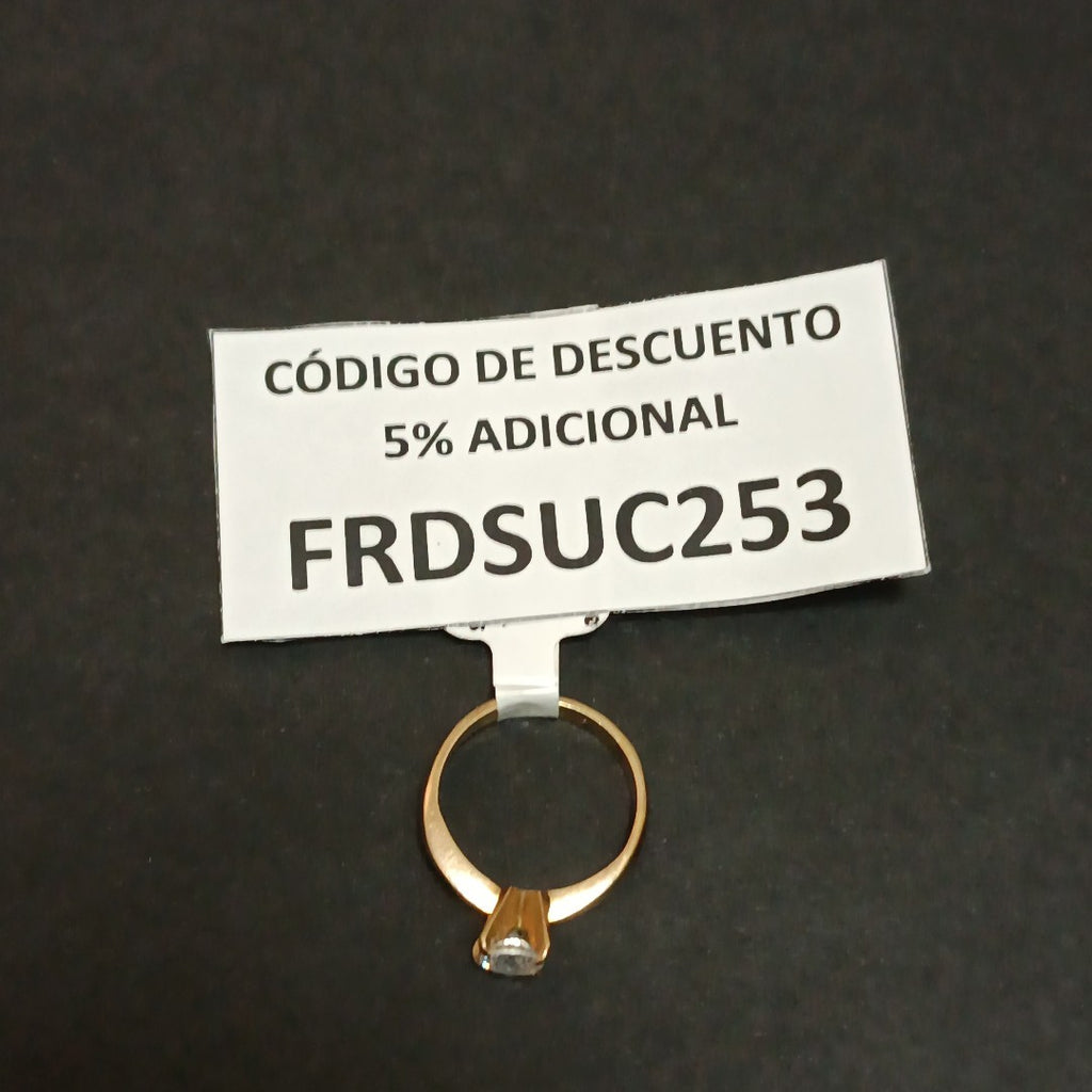 SOLITARIO ORO 14 K 2,70 GRMS (SEMINUEVO)