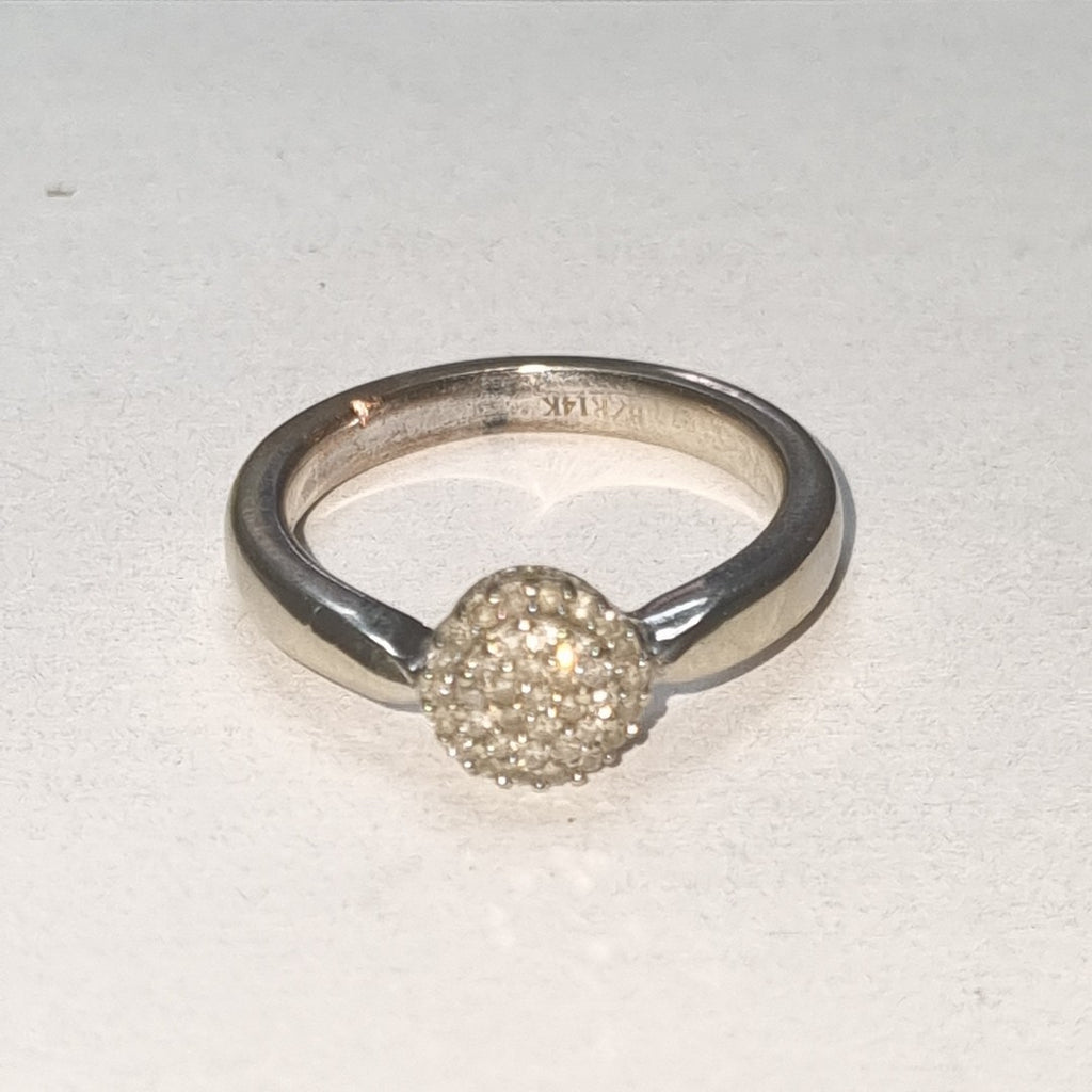ANILLITO ORO BLANCO 14 K 2,80 GRMS (SEMINUEVO)