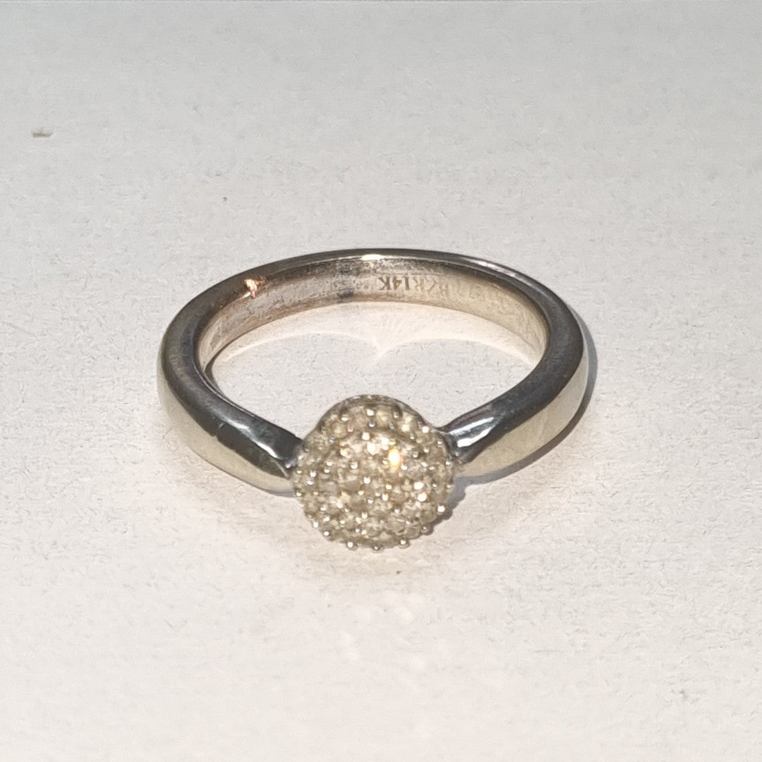 ANILLITO ORO BLANCO 14 K 2,80 GRMS (SEMINUEVO)