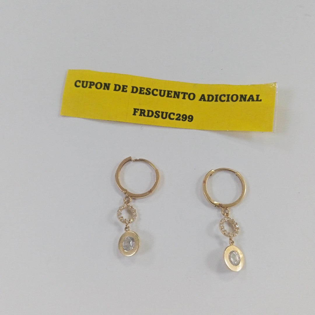 ARETES PAR ORO 10 K 2,20 GRMS (SEMINUEVO)
