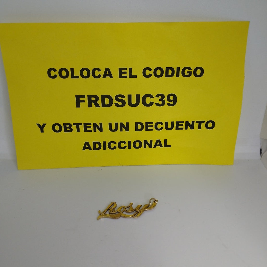 DIJE ORO 14 K 2.7 GRMS (SEMINUEVO)