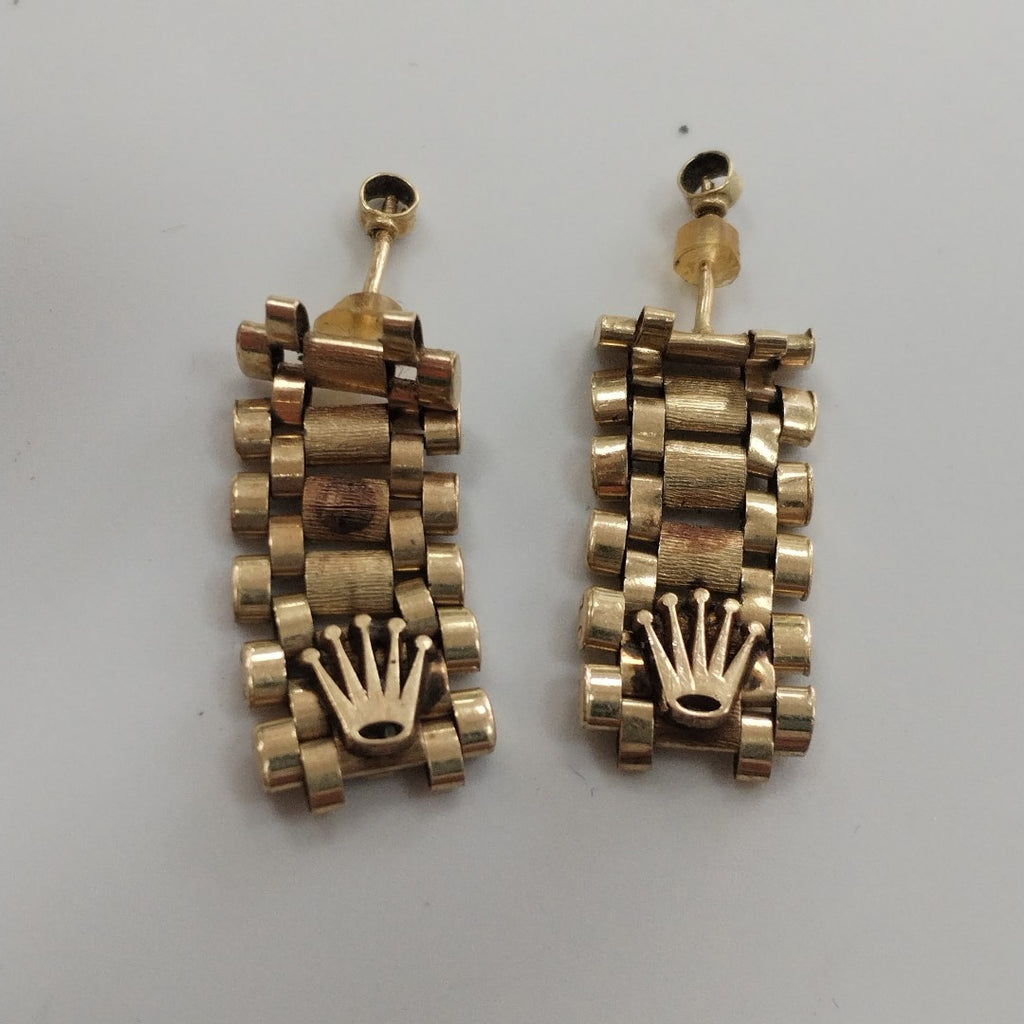ARETES PAR ORO 14 K 3.9 GRMS (SEMINUEVO)