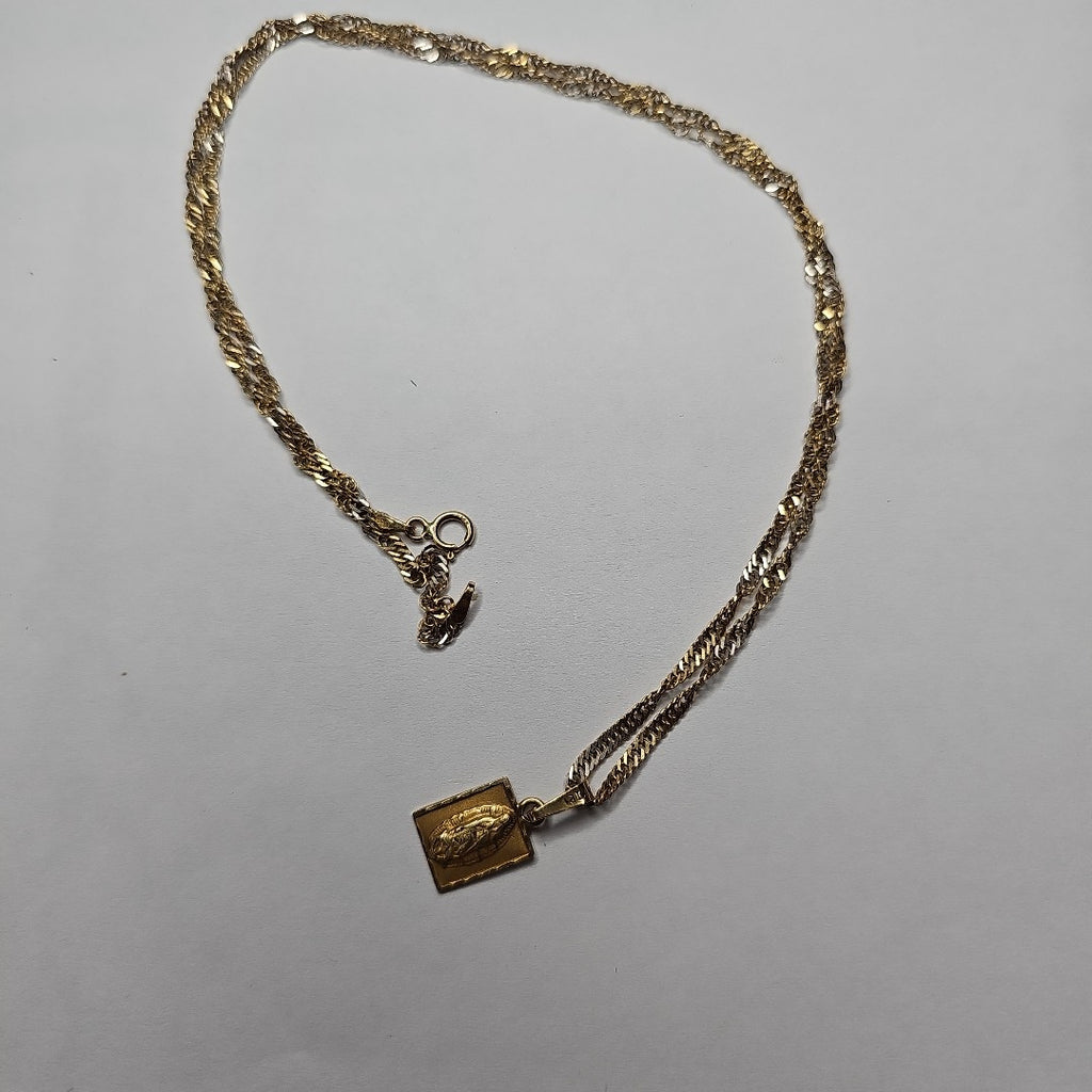 CADENA, DIJE ORO 14 K 5 GRMS (SEMINUEVO)