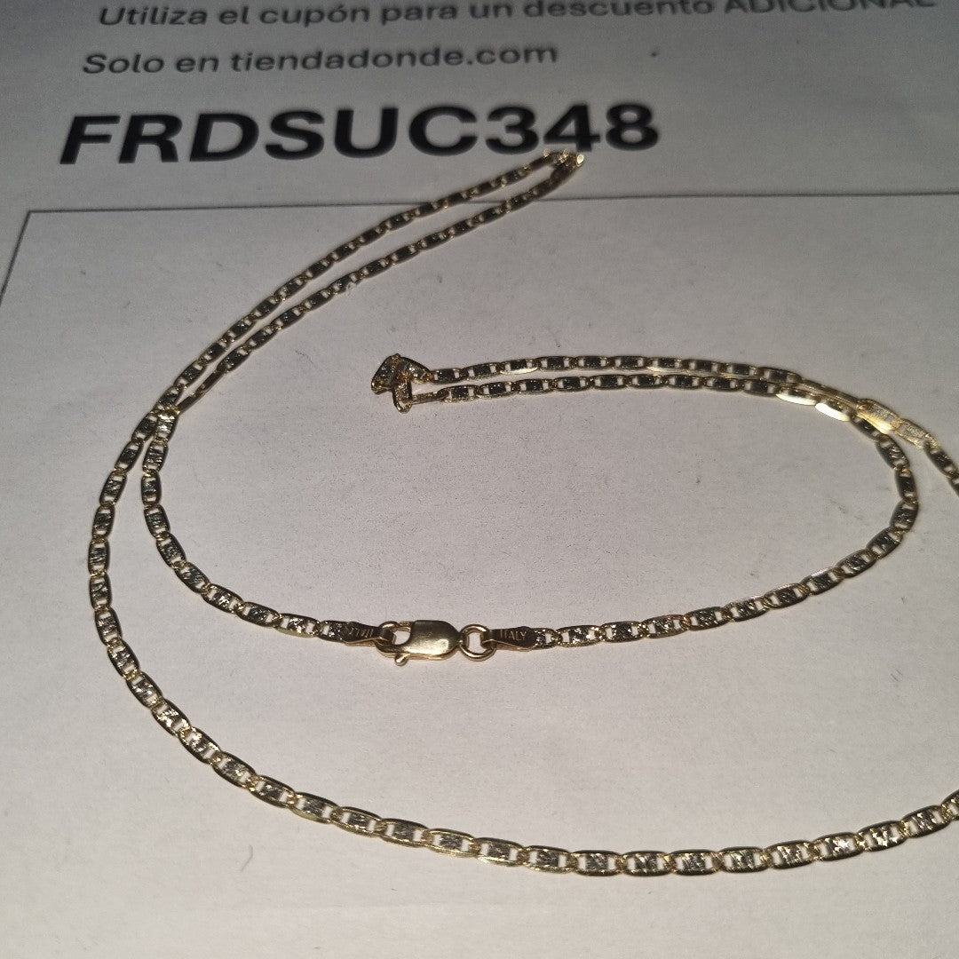 CADENA ORO COMBINADO 14 K 5.9 GRMS (SEMINUEVO)