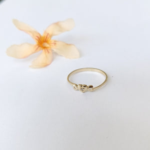 ANILLOS FIG CORAZON ORO 10K TALLA 8 0.9 GR (NUEVO)