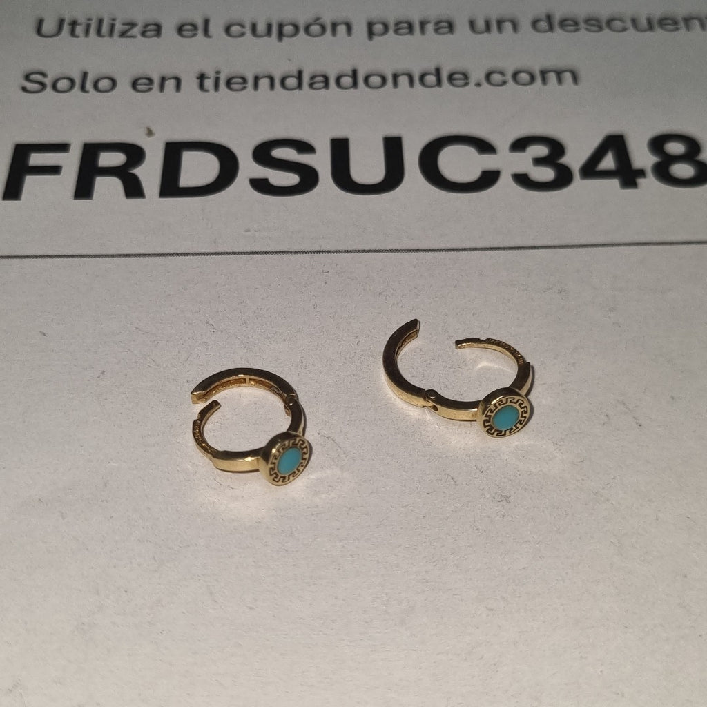 ARETES PAR ORO 14 K 2 GRMS (SEMINUEVO)