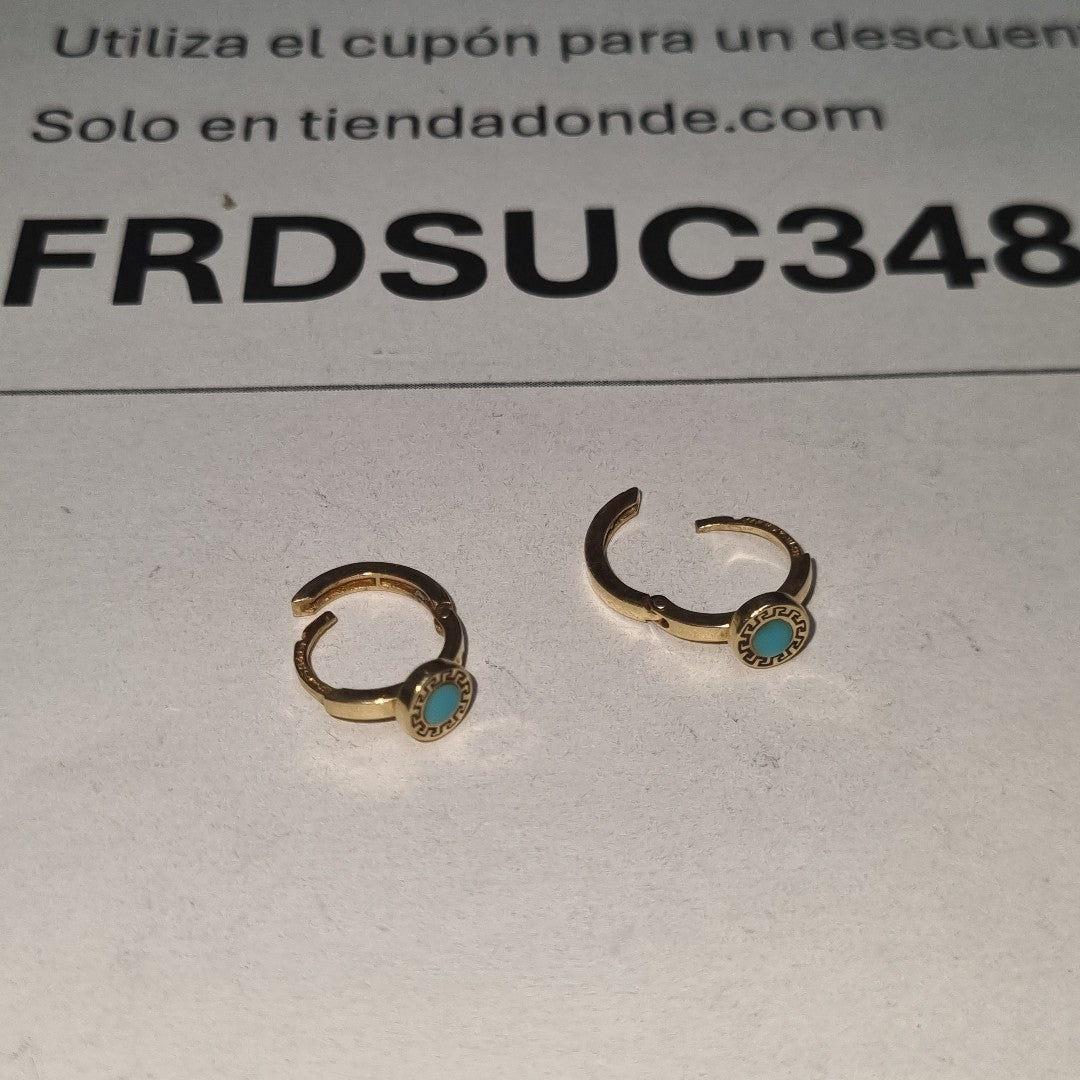 ARETES PAR ORO 14 K 2 GRMS (SEMINUEVO)