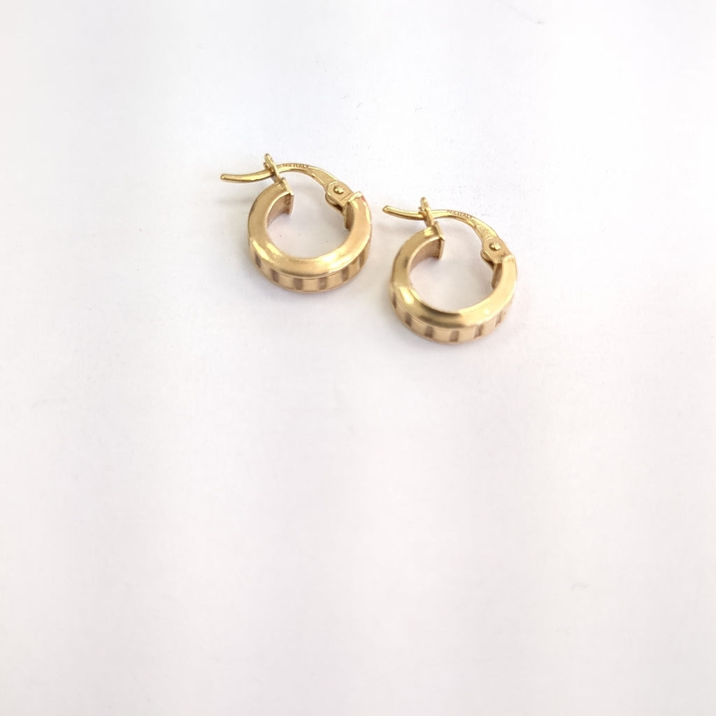 ARRACADAS PAR ORO 14 K 1,10 GRMS (SEMINUEVO)
