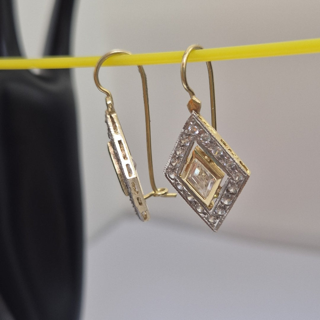 ARETES PAR ORO 14 K 5,20 GRMS (SEMINUEVO)