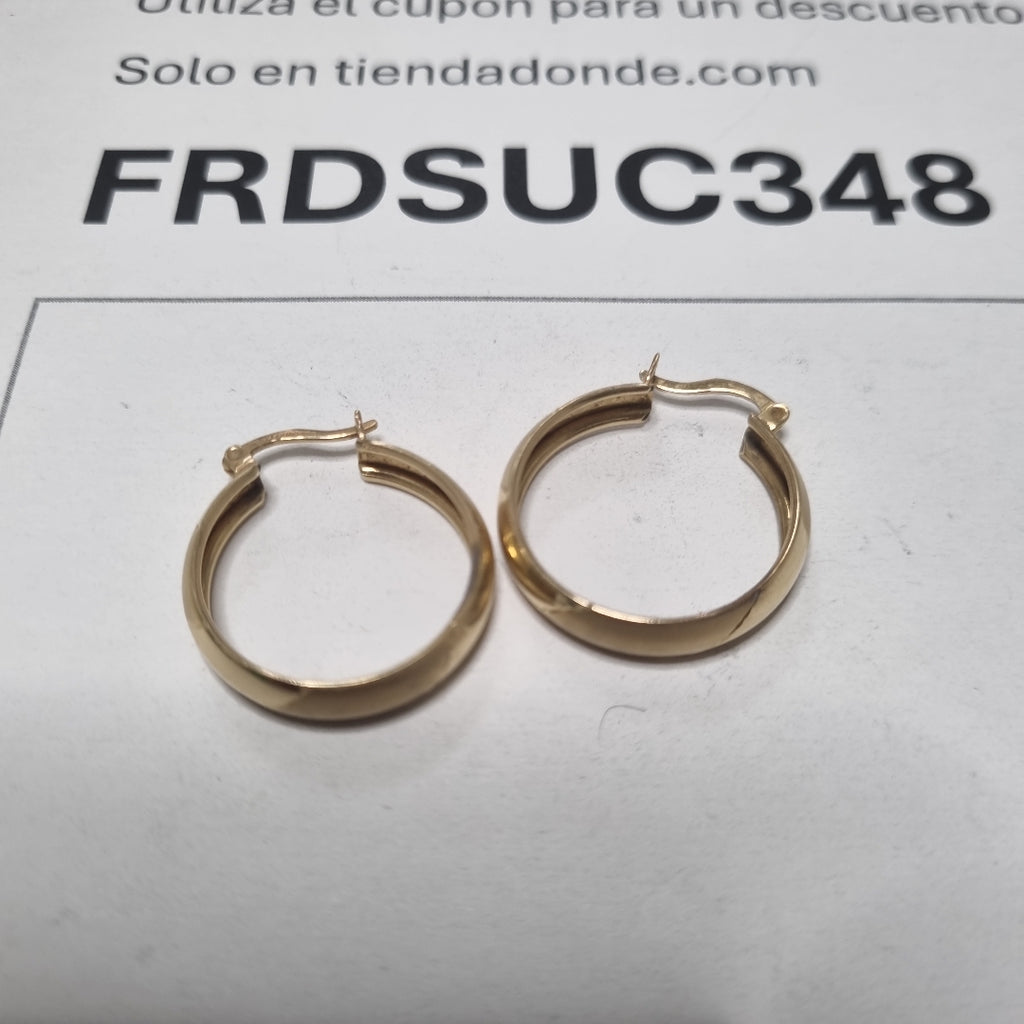 ARRACADAS PAR ORO 14 K 3.3 GRMS (SEMINUEVO)