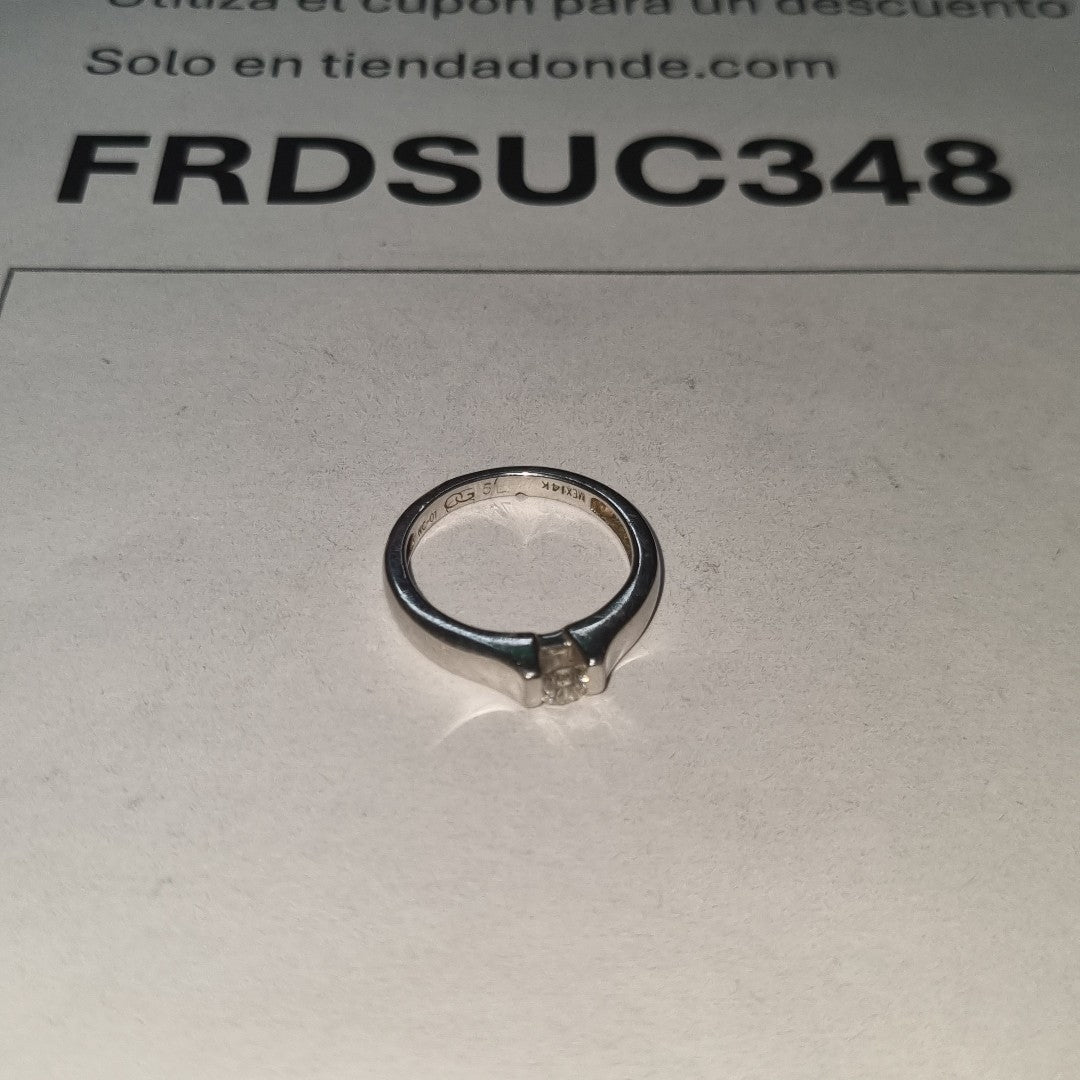 ANILLITO ORO BLANCO 14 K 2,90 GRMS (SEMINUEVO)