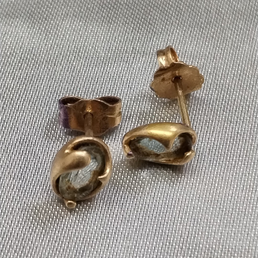 BROQUELES PAR ORO 14 K 1.1 GRMS (SEMINUEVO)